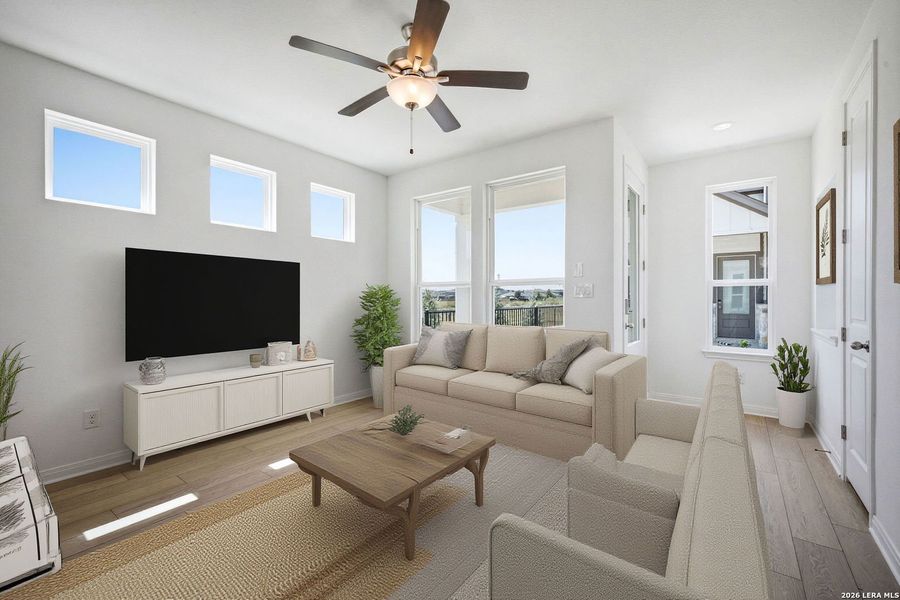 Furnished interior view inside a new home in Garten Haus, New Braunfels (Image 9).