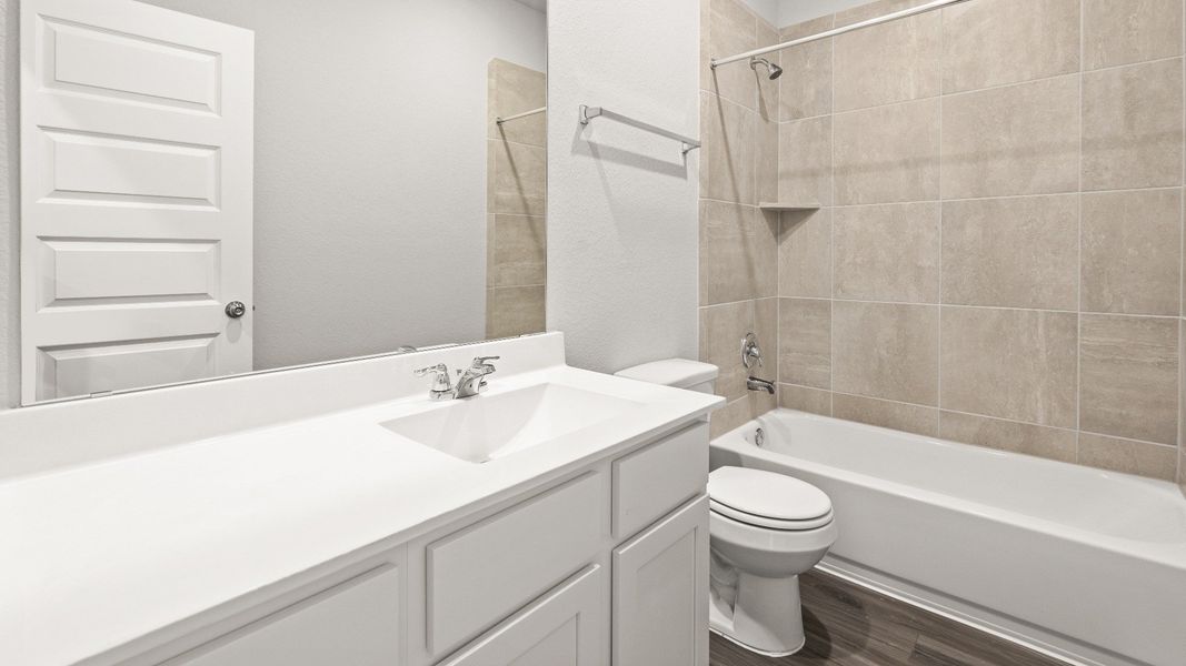 Representative furnished interior of a home built from the The Landry by Legend Homes in Bluestem, Brookshire (Image 9).