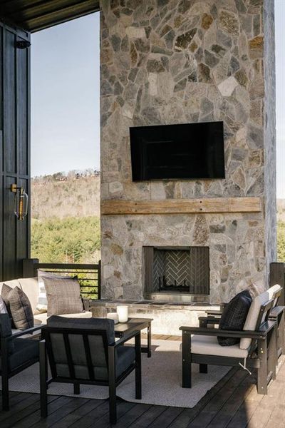 Exterior details and patio area of a home in , Mineral Bluff (Image 31). Exterior details and patio area of a home in , Mineral Bluff (Image 31).
