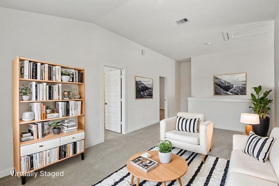 Photo is not of the actual home, but is an inspirational photo of builder’s model home and may depict options, furnishings, and/or decorator features that are not included