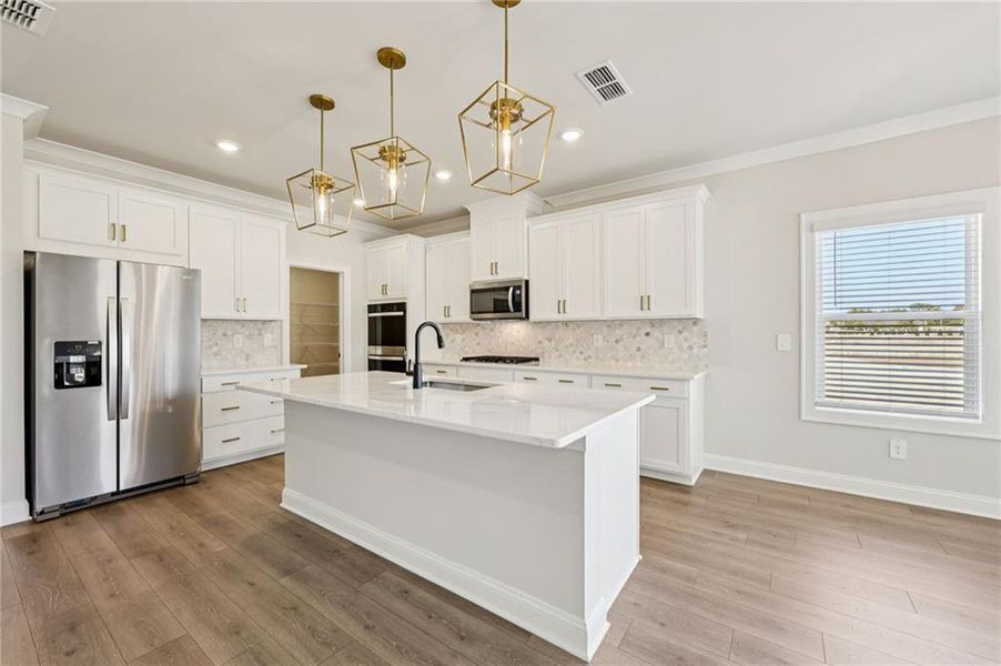 Furnished interior view inside a new home in River Pointe, Monroe (Image 35).