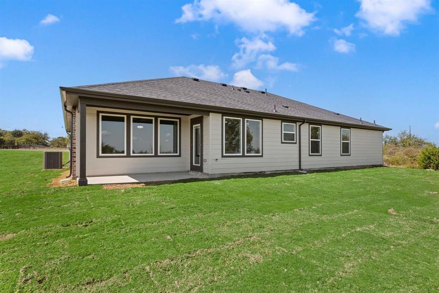 Exterior details and patio area of a home in Gatlin Ranch, Springtown (Image 16). Exterior details and patio area of a home in Gatlin Ranch, Springtown (Image 16).
