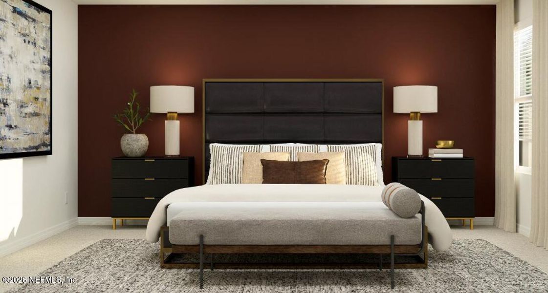 Furnished interior view inside a new home in Holstein Crossing, Green Cove Springs (Image 6).