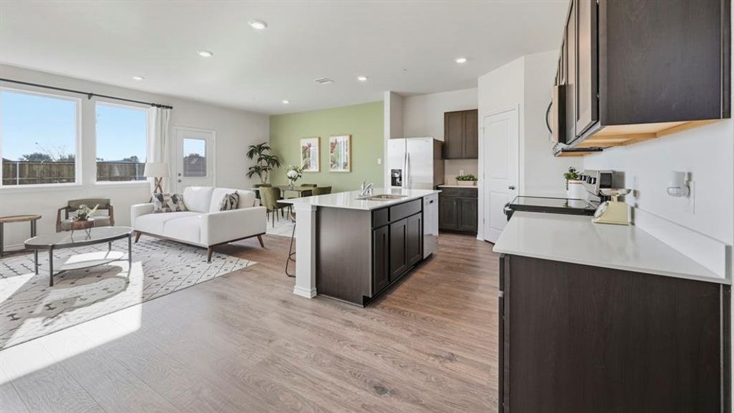Furnished interior view inside a new home in Arbor Trails South, Princeton (Image 30).