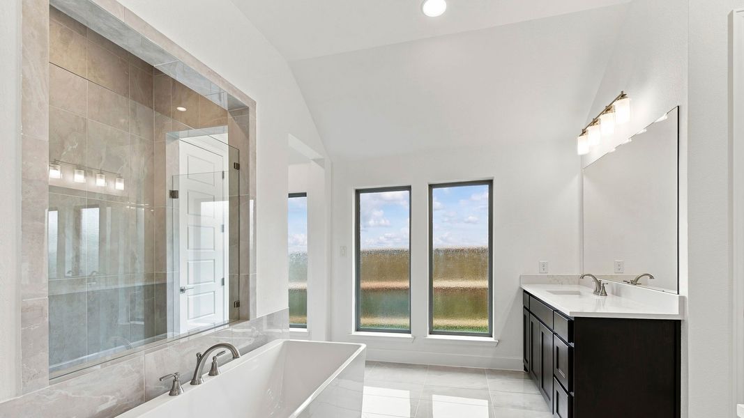 Furnished interior view inside a new home in Eliana, McKinney (Image 14).