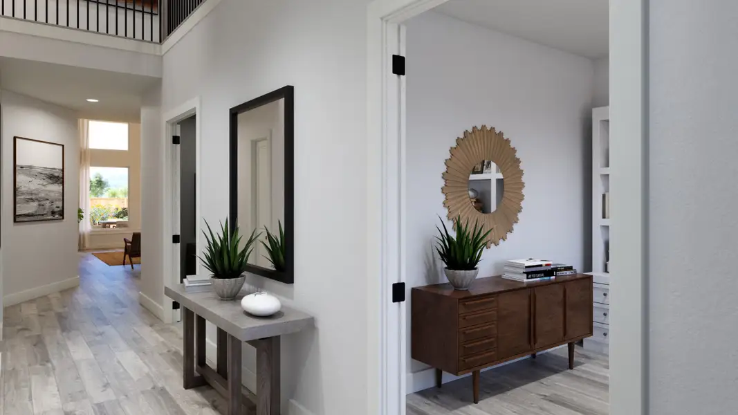 Representative furnished interior of a home built from the Madison II by Southgate Homes in Painted Tree 60' Series, McKinney (Image 4).