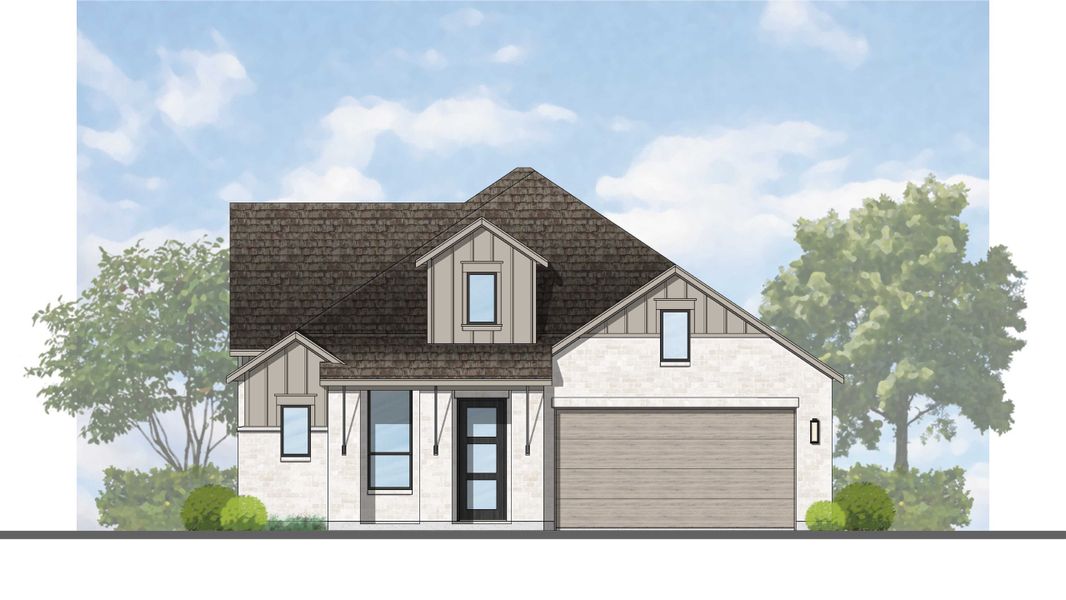 Representative rendering of the exterior for the Alton Plan by Highland Homes (Image 3). Representative rendering of the exterior for the Alton Plan by Highland Homes (Image 3).