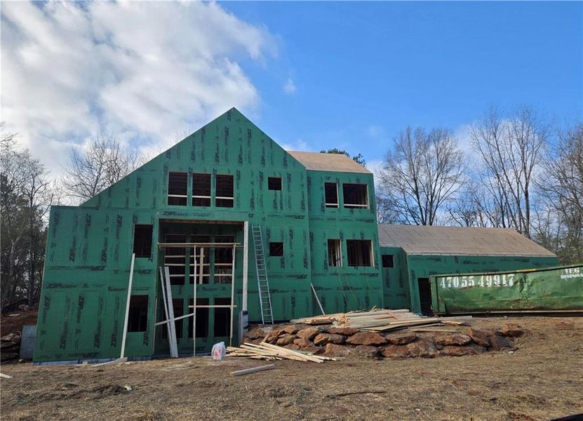 In-progress construction of a new home in Aster, Roswell, GA (Image 21).