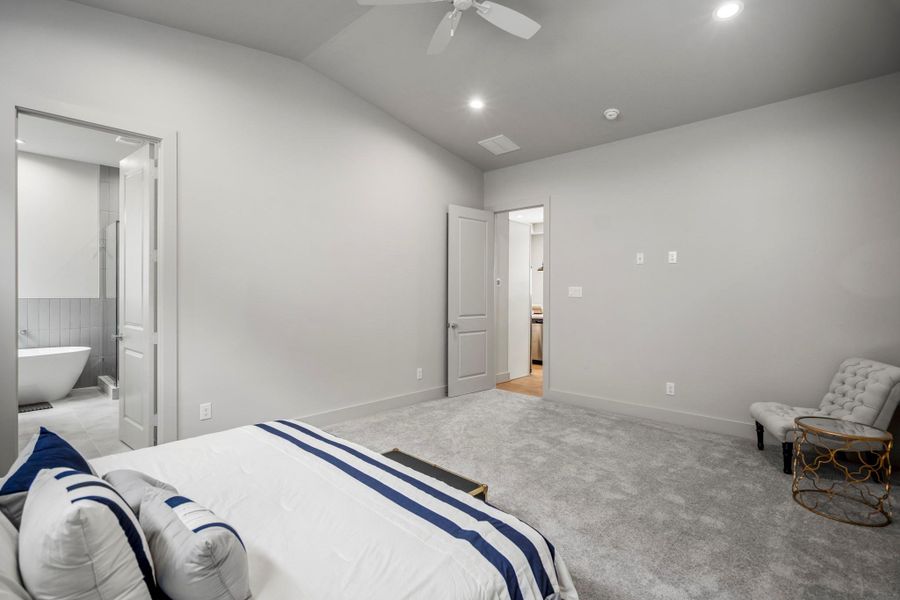 Furnished interior view inside a new home in , Houston (Image 25).