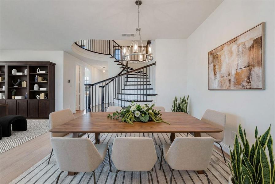 Furnished interior view inside a new home in Goodland in Prairie Ridge, Venus (Image 11).