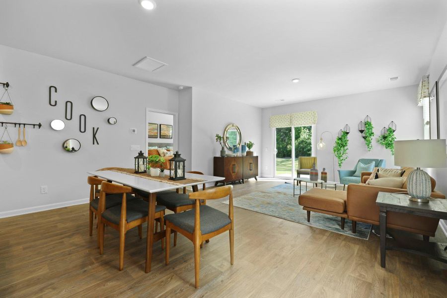 Furnished interior view inside a new home in Hillcrest, Ravenel (Image 3).