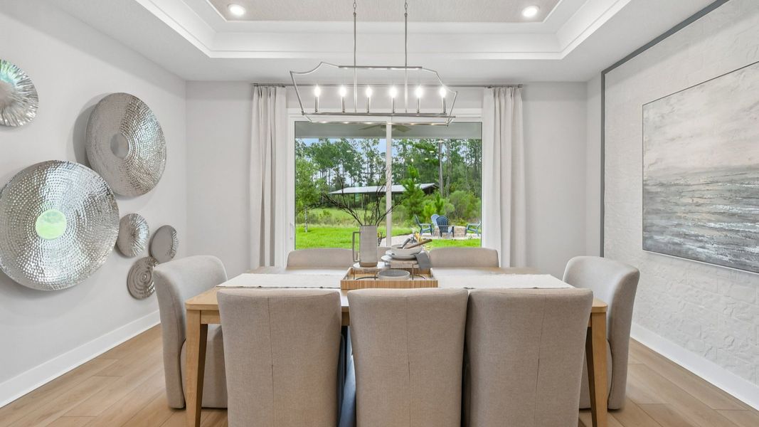 Representative furnished interior of a home built from the Marigold by DRB Homes in Ardisia Park, New Smyrna Beach (Image 35).