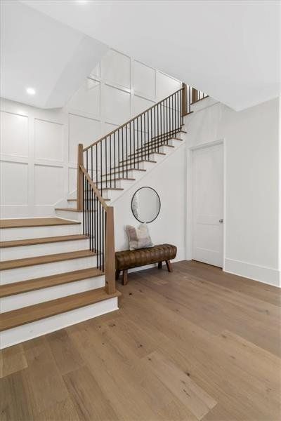 Furnished interior view inside a new home in , Atlanta (Image 1).