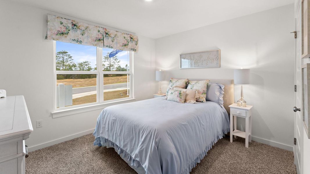 Furnished interior view inside a new home in Magnolia at the Bluffs Phase 3, Freeport (Image 29).