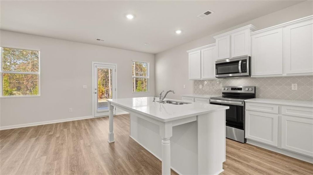 Furnished interior view inside a new home in Willowbrook, Winder (Image 5).