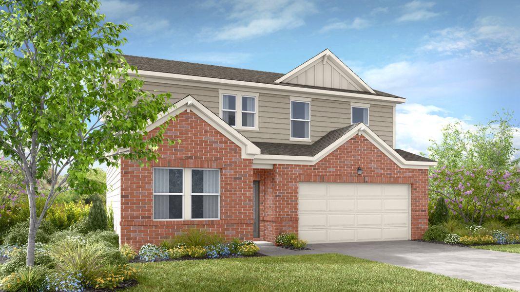 Representative exterior photo of a completed home built from the Azalea by Taylor Morrison in Weatherfield, Buford, GA (Image 5).