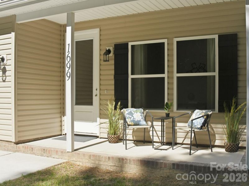 Relax on your Covered Front Porch