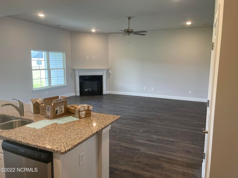 Furnished interior view inside a new home in Summer Place, Grimesland (Image 2).