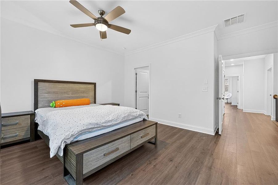 Furnished interior view inside a new home in , Suwanee (Image 15).