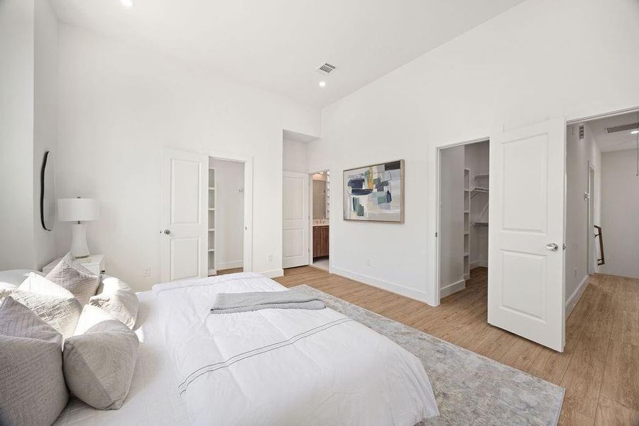 Furnished interior view inside a new home in Villas at Mary, Houston (Image 26).