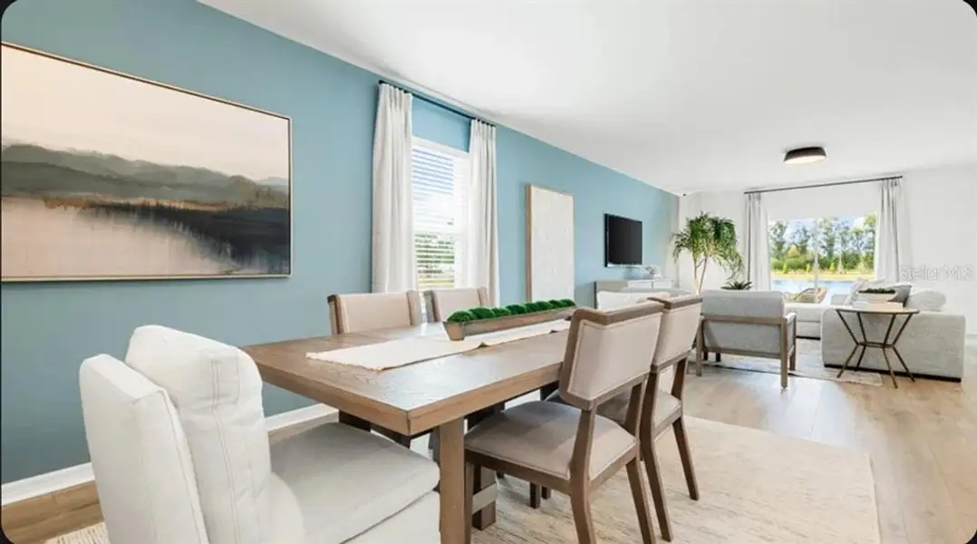 Furnished interior view inside a new home in Waterstone, Groveland (Image 13).