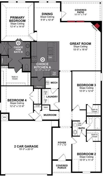 Beazer Homes Stark Farms Teton plan