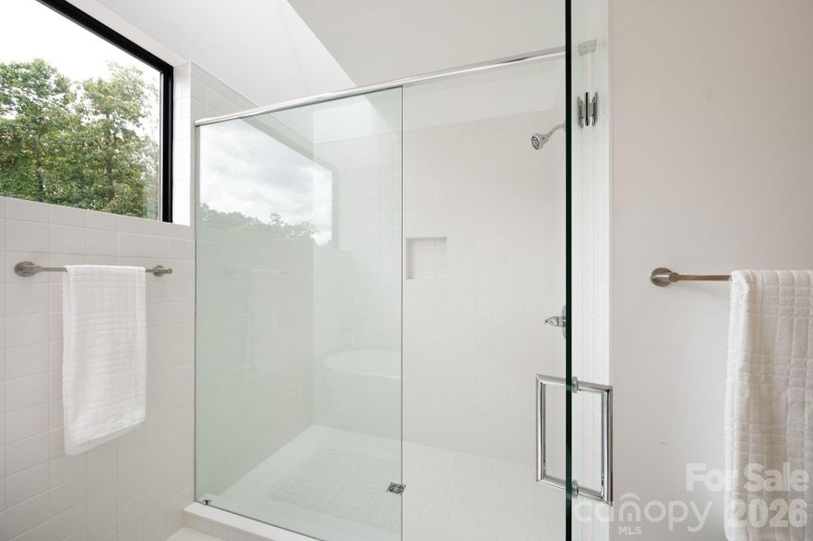 Oversized Step-in Shower