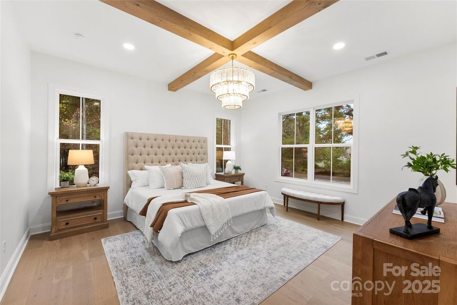 Furnished interior view inside a new home in , Gastonia (Image 26).