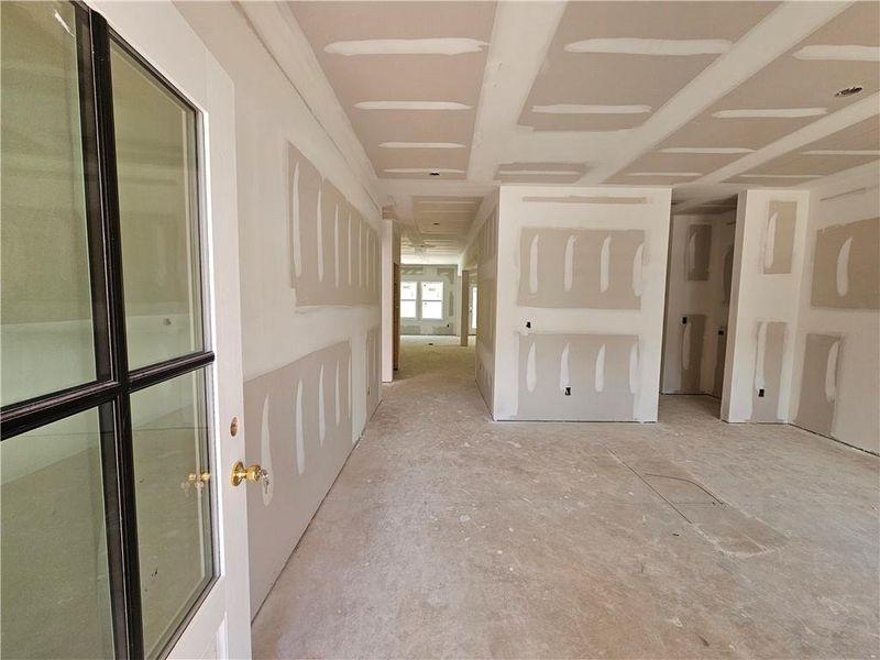 In-progress construction of a new home in Arbors at Richland Creek, Buford, GA (Image 32). In-progress construction of a new home in Arbors at Richland Creek, Buford, GA (Image 32).