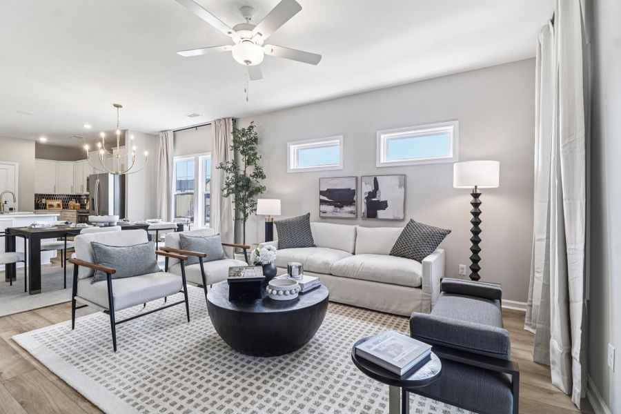 Representative furnished interior of a home built from the Dunbar II by Great Southern Homes in Dunbar Village, Cayce (Image 6). Representative furnished interior of a home built from the Dunbar II by Great Southern Homes in Dunbar Village, Cayce (Image 6).
