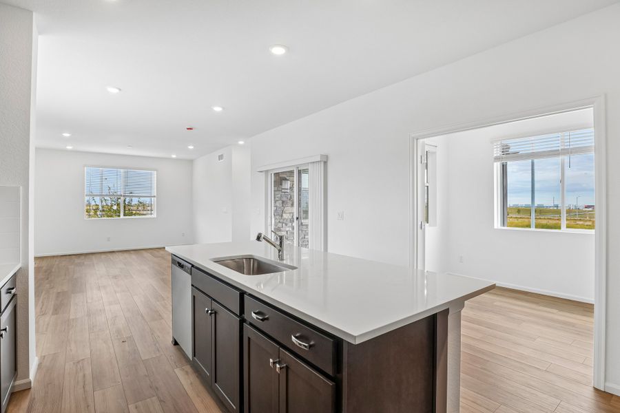 Furnished interior view inside a new home in Windler, Aurora (Image 6).