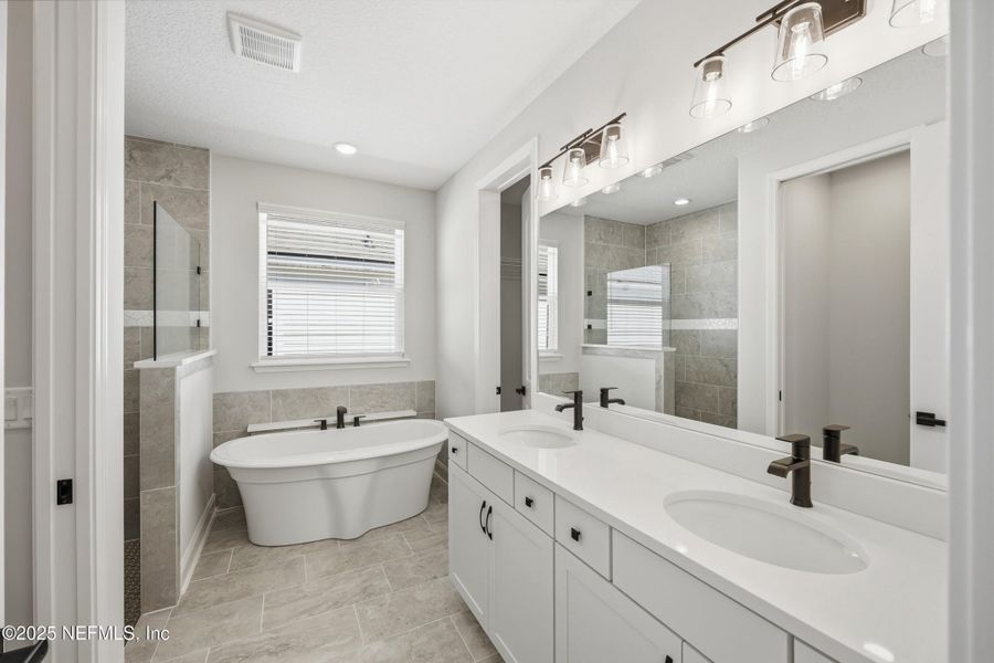 Furnished interior view inside a new home in Silver Landing At Silverleaf, St. Augustine (Image 10). Furnished interior view inside a new home in Silver Landing At Silverleaf, St. Augustine (Image 10).