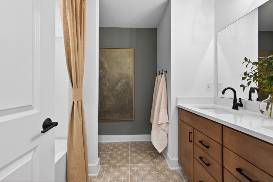 Representative furnished interior of a home built from the Riverton by Pulte Homes in Riversprings, Dacula (Image 38).