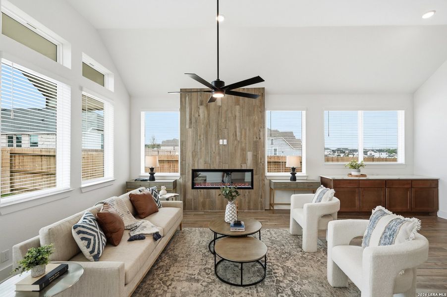 Furnished interior view inside a new home in Prominence Urban, San Antonio (Image 15). Furnished interior view inside a new home in Prominence Urban, San Antonio (Image 15).