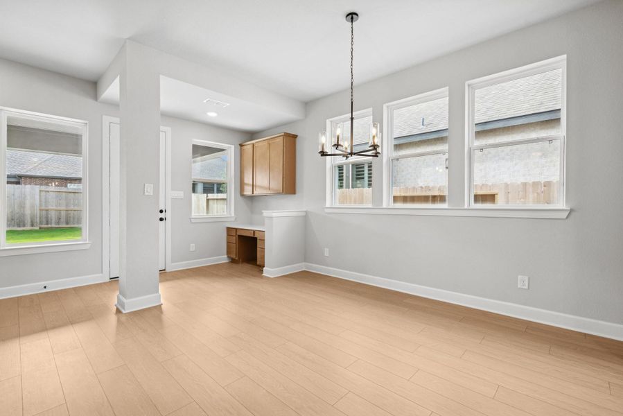 Spacious, unfurnished interior of a new home in Riceland 50’ Front Load Homesites, Mont Belvieu (Image 25). Spacious, unfurnished interior of a new home in Riceland 50’ Front Load Homesites, Mont Belvieu (Image 25).