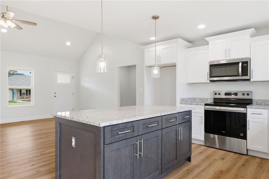Furnished interior view inside a new home in , Eton (Image 10).