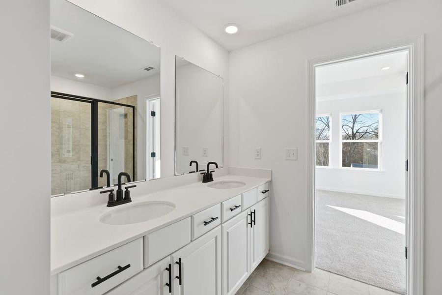 Furnished interior view inside a new home in Somerset at Veterans Memorial, Mableton (Image 11).