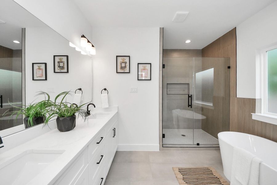 Furnished interior view inside a new home in , Houston (Image 7). Furnished interior view inside a new home in , Houston (Image 7).