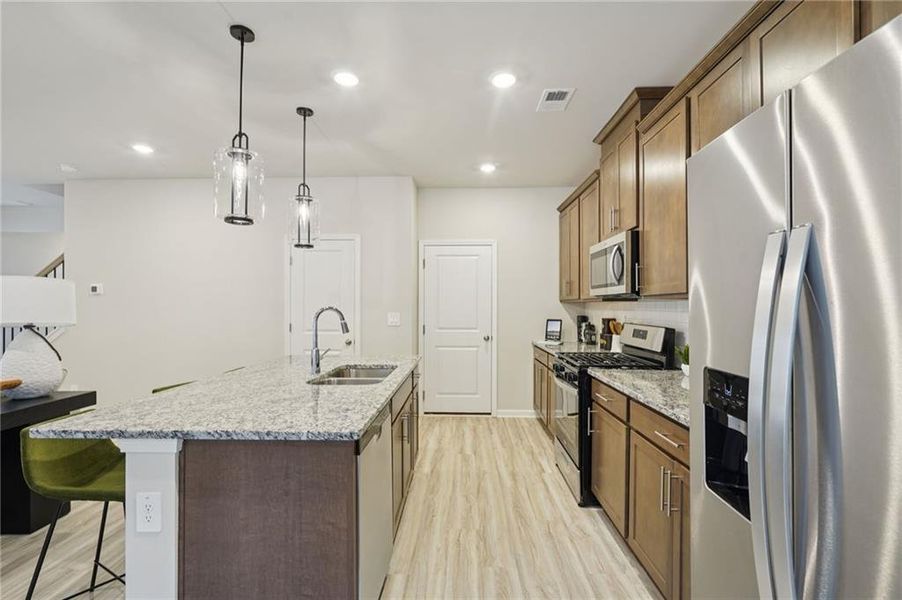 Furnished interior view inside a new home in Avalon - Reserve Series, Conyers (Image 12).