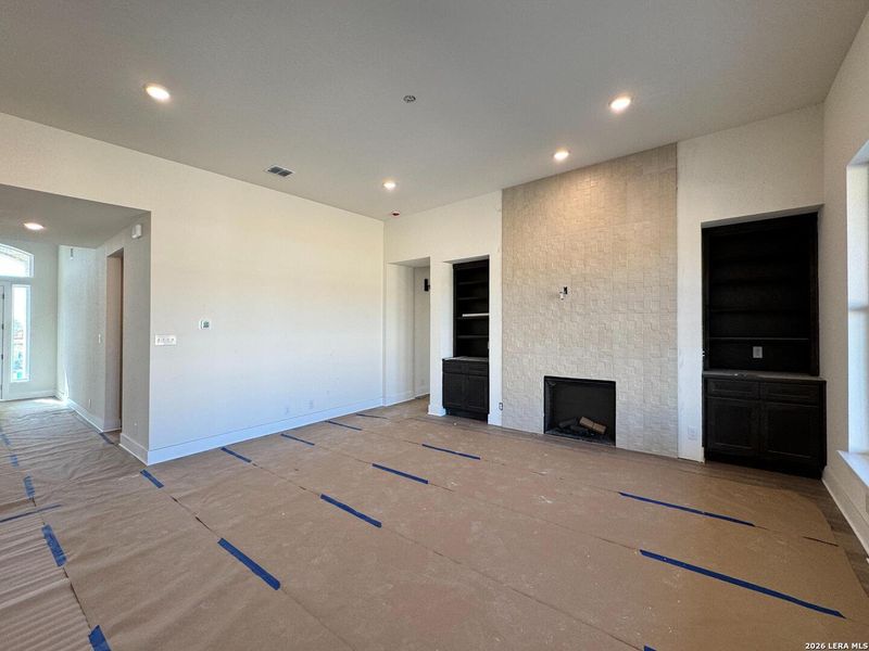 In-progress construction of a new home in Megan's Landing, Castroville, TX (Image 24).