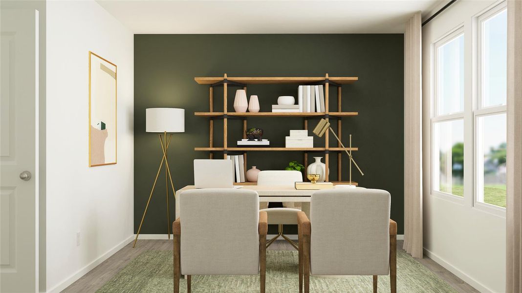 Furnished interior view inside a new home in Firefly Pointe, Hutto (Image 17).