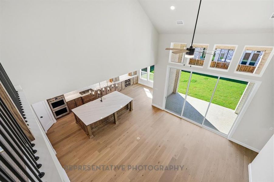 Furnished interior view inside a new home in Star Trail: 65ft. lots, Prosper (Image 13). Furnished interior view inside a new home in Star Trail: 65ft. lots, Prosper (Image 13).