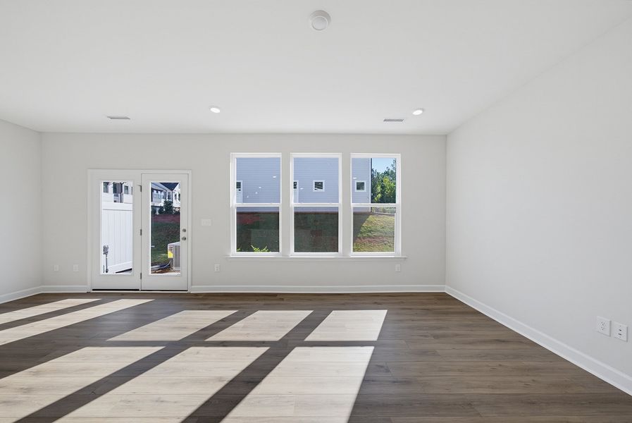 Spacious, unfurnished interior of a new home in Sweetbrier, Durham (Image 17).