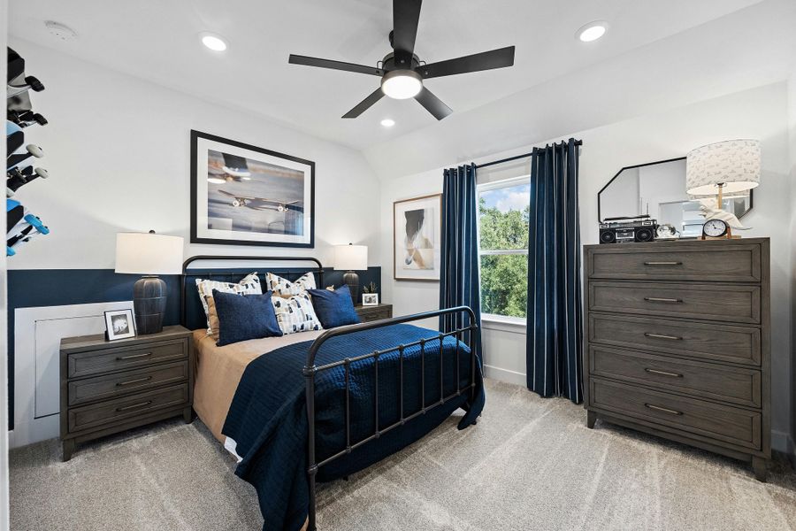 Furnished interior view inside a new home in Brookewater, Rosenberg (Image 28).