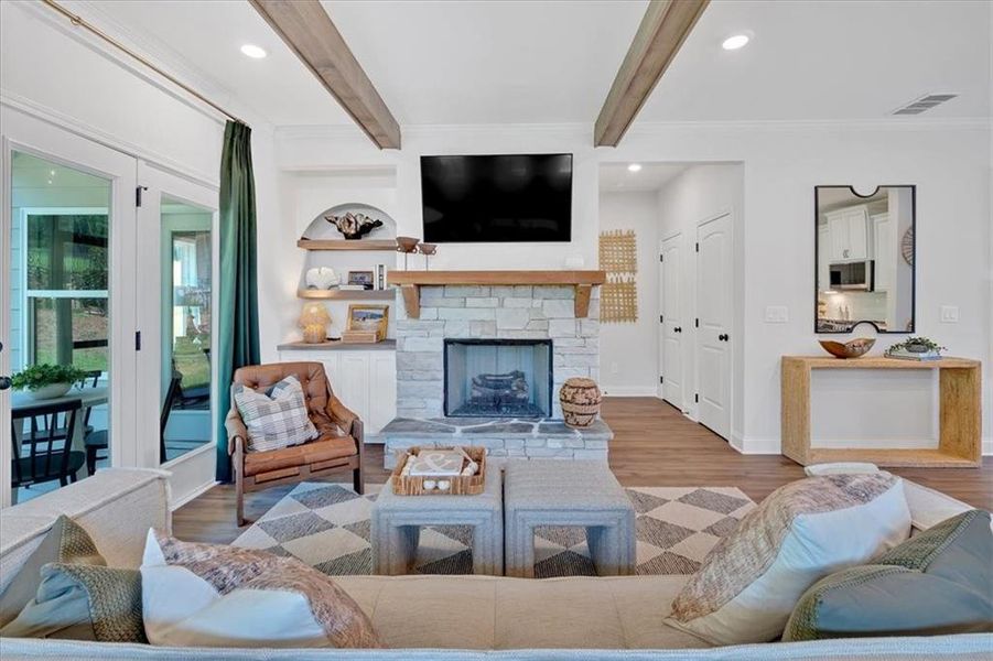 Furnished interior view inside a new home in , Villa Rica (Image 12).