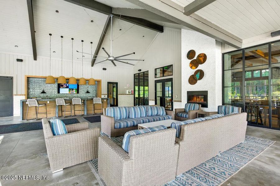 Furnished interior view inside a new home in Tributary, Yulee (Image 10).