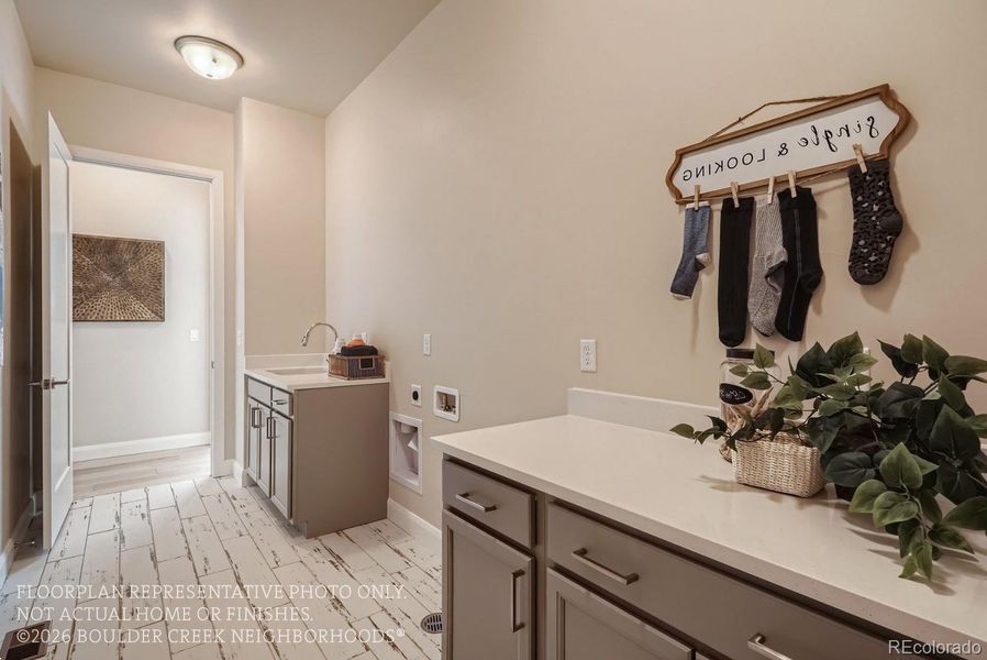 Furnished interior view inside a new home in , Broomfield (Image 33).