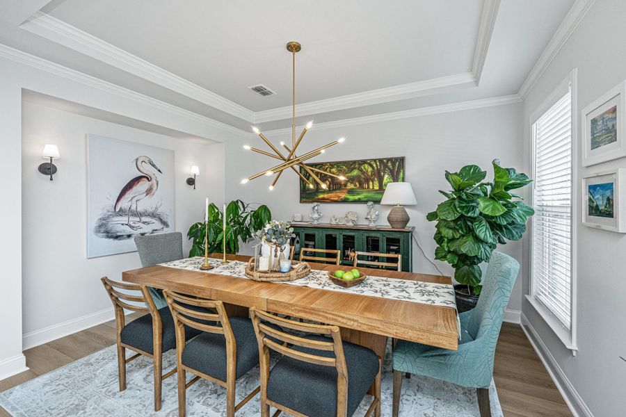 Furnished interior view inside a new home in Sea Island Preserve, Johns Island (Image 13).
