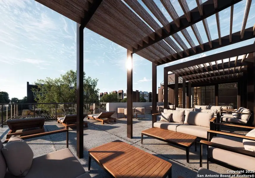 Furnished interior view inside a new home in , San Antonio (Image 6).