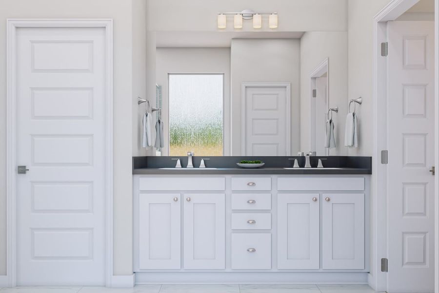 Representative furnished interior of a home built from the Arbor by Tri Pointe Homes in Terrace Collection at Heritage, Dripping Springs (Image 14).